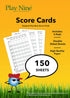 The Card Game of Golf! Original Score Cards - 3 Pack