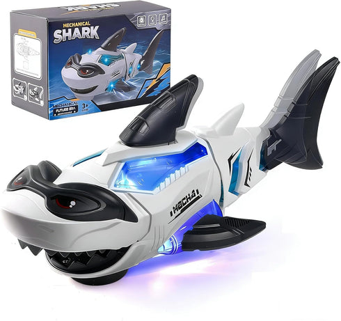 KidsMind Shark Toys for Boys 3-5, Electronic Shark Car Light Up Monster Toy
