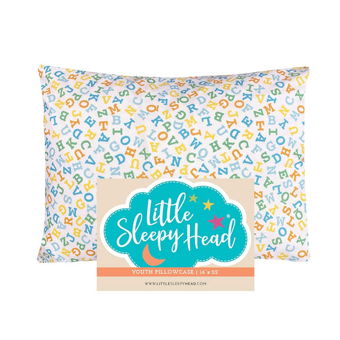 Little Sleepy Head Youth Pillow Case, 100% Cotton Hypoallergenic, Snug Fit Envelope Pillowcase, Youth Pillow 16x22