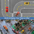 6 Pack Road Baseplates for Building, Compatible with Lego Classic Bricks, 10” x 10” for City Sets (Attached DIY