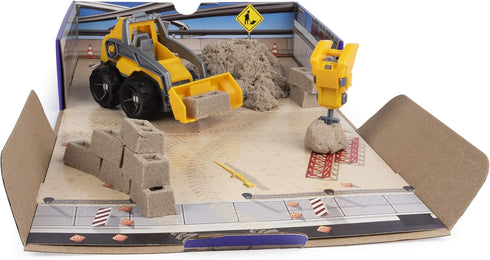 Kinetic Sand Dig & Demolish Playset, 1lb with Toy Truck, Sensory Toys for Kids Ages 3 and Up