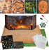 CZYY Foldable Battle Mat with DM Screen, Game Tokens, Dice Set -