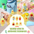 100 Zhanmai Pcs Mini Plush Animal Toys Bulk Small Chick Keychain Party Favors Stuffed Small Animals for Easter Egg