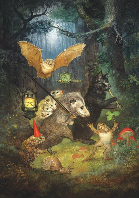 Buffalo Games - Gold - Annie Stegg Gerard - The Moonlit March