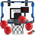 Over The Door Mini Basketball Hoop for Kids, Indoor Basketball Hoop with Scoreboard & 4 Balls, Sport Toys Gifts for