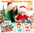 52 Vanmor Wooden Vehicle Alphabet Puzzle for Toddlers, Traffic ABC Letter Sight Words Matching Game with Blocks