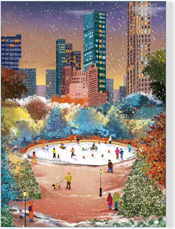 500 Piece Jigsaw Puzzle for Adults, Kids and Teens - Central Park in Winter (Central Park)