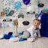 Sumind 12 Pieces Police Party Decorations, Hanging Swirls and Jointed Banners for Birthday Graduation Party Supplies