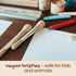 Honeysticks My First Paint Brush Set, 3 Pack Jumbo Brushes for Babies and Toddlers, Vegan with Storage Container