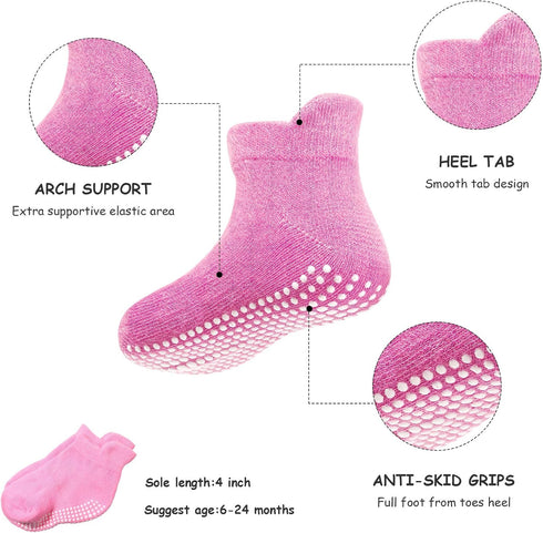 Geyoga 18 Pieces Baby Essentials Set, Newborn Headband, Socks, and Mittens for Boys Girls 0-6 Months