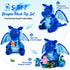 7 Set 15.75'' Mommy 4 2 Arrowbash Pcs Dragon Family Plush Toys Gift Large Dragon Stuffed Animal with Baby Dragons