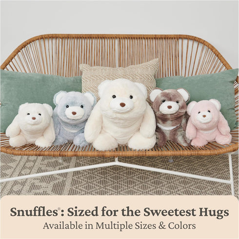 1 10 GUND Original Snuffles Teddy Bear, Stuffed Animal Plush Toy for Ages and Up, Purple