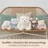 1 10 GUND Original Snuffles Teddy Bear, Stuffed Animal Plush Toy for Ages and Up, Purple