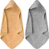 Bath Towel for Newborn, 2 Packs Soft Highly Absorbent Hooded Baby Bath