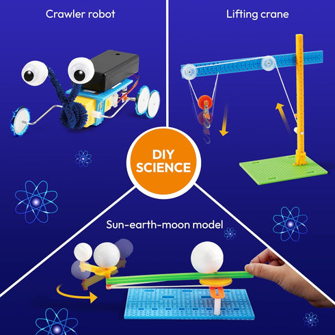 6 1 8-13, Klever Kits in Electric Robot Kits, Make Your Own Stem Toys for Ages Stem Activities Educational Science Kits