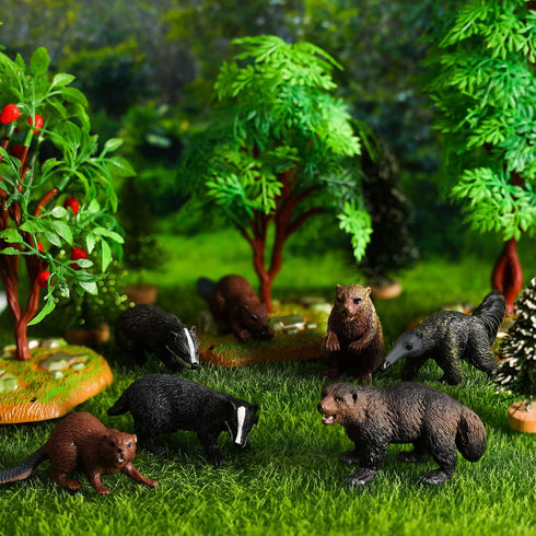 Realistic 7pcs Animal Figures Action Model Set, Educational Learning Toys Birthday Gift for Kids and Toddlers