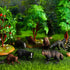 Realistic 7pcs Animal Figures Action Model Set, Educational Learning Toys Birthday Gift for Kids and Toddlers