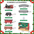 Sets 3 4 5 6 7 8+ Gloween Christmas Train for Under The Tree, Electric Train Toy with Steam, Light & Sound, Great