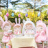 Gloveleya Baby Girl Gift Plush Bunny Doll - First Baby Doll for Toddlers, White 12 Inches