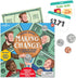 50 5 eeBoo: Making Change Game, Item Cards with Play Money, Develop Math and Practical Money Skills, Perfect for Ages