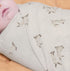 100% 47 47 inches Crane Baby Organic Cotton Bunny Single Baby Swaddle Wrap for Boys and Girls, Gender Neutral Newborn