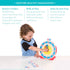 Melissa & Doug Turn & Tell Wooden Clock - Educational Toy with 12+ Reversible Time Cards