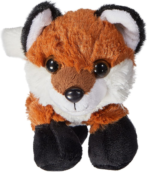 Wild Republic Red Fox Plush - Stuffed Animal, Hug’Ems 7, Gifts for Kids