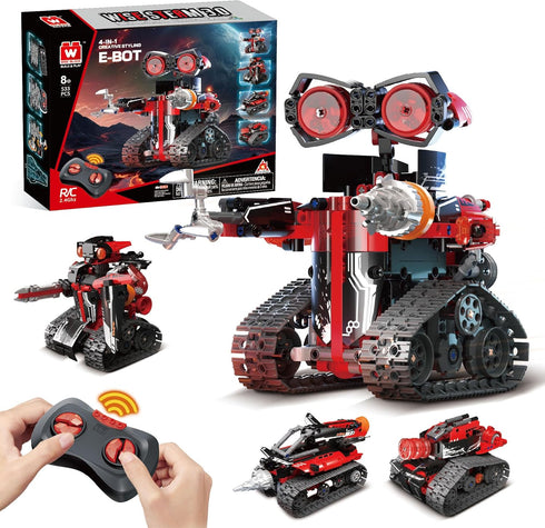 Robot Building Kit, STEM Robotics for Kids Ages 8-12, 533 Pcs Robot