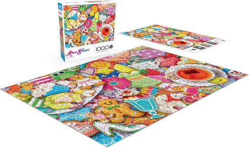 1000 Piece Jigsaw Puzzle for Adults - Tea and Cookies by Buffalo Games - Aimee Stewart - 26.75 x 19.75