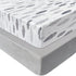 AMROSE 2 Pack Microfleece Crib Sheets, 28'' X 52'' Flannel Fleece Crib Fitted
