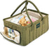 Large Diaper Caddy Organizer with Handle Neutral Boy Girl Baby Basket for