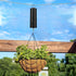 1 Piece Hanging Black Rotating Motor Wind Spinner Mobile Battery Operated for Garden Decoration Accessory Supplies