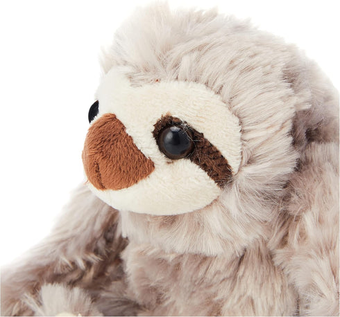 Wild Republic Pocketkins Sloth Stuffed Animal, 5 Inches, Gift for Kids, Plush Toy Made from Spun Recycled Water Bottles