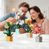 BRICK HAMBURG 4 Set, Flower Bouquet Building Blocks Artificial Flowers Toys Botanical Collection DIY Unique Home&Office