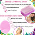 Set (5-Pack Cradle Cap Brush and Sponge for Baby - Bath Essentials for Newborns | Treatment Comb | Baby Bath Sponges