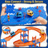 3-5 2-4 59PCS Set 2 Toddler Puzzle Race Cars Track Toys for Kids Age Years, Puzzles Car Track Includes Cars and Road
