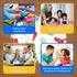 TALKWISE 700 6 Family Conversation Cards, Fun Conversation Starters for Families, Play Dinner Table Games, Family