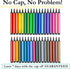 The Pencil Grip Magic Tri Stix, Non-Toxic and Washable Markers For Kids, 36 Assorted Stix Markers, TPG-399 by The Pencil Grip