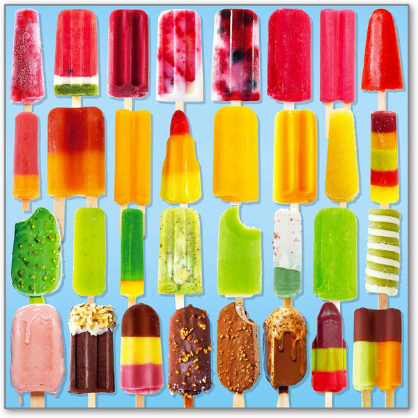 500 Pieces Jigsaw Puzzles - Happy Gift Colorful Popsicles for Adults, Teens, and Kids (Popsicles)