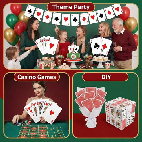5X7 Inch Bedwina Giant Jumbo Playing Cards, Large Print Playing Cards for Seniors, Kids, Adults - Funny Deck