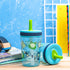 Zak Designs Kelso 15 oz Tumbler 2pc Set, Leak-Proof Lid with Straw, Durable Plastic, Perfect for Kids