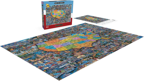 Buffalo Games Eric Dowdle Best of America - 2000 Piece Jigsaw Puzzle for Adults, Game Nights