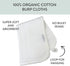 3-Pack HonestBaby Matelasse Burp Cloth