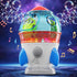 Automatic Bubble Machine, 360° Rotatable Rocket Bubble Blower with Lights & Music for Kids, Indoor Outdoor Use