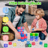 3-5, 3+ Apluses Magnetic Building Blocks - Transparent Magnetic Cubes, STEM Magnet Toddler Boys Toys for Kids Age