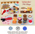 Set 1-3 3 4 5 Wooden Cookie Play Food for Kids Kitchen Accessories Food Toys for Toddlers Pretend Play Slice and Bake