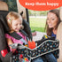 PILLANI Kids Travel Tray for Car - Carseat Table Tray for Kids Road Trip Activities, Toddler Lap Desk Organizer for