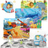 Puzzles for Kids Ages 3-5, 24 Piece Colorful Wooden Puzzles, Educational Toys for Boys and Girls