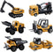 Construction Trucks Vehicles, 6Pcs Die-cast Construction Toys Set, Toys for Boys, Mini
