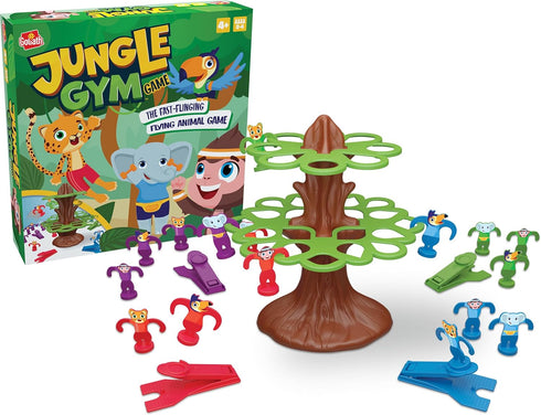 Goliath Jungle Gym Game - Fast-Flinging Flying Animal Game for Ages 4 and Up, 2-4 Players